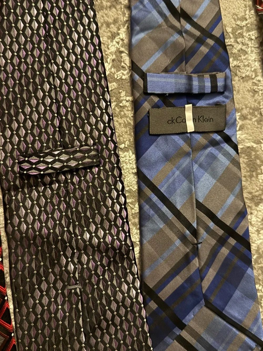 Sean John Men's Tie Set - Black, Brown, Green, Red, Blue, Gray